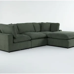 Living Spaces | Zone 4-Piece Modular L-Shaped Reversible Sectional