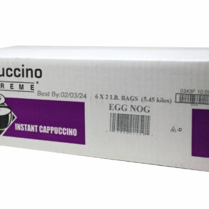 Eggnog Instant Cappuccino Mix 6x2 Lb Case