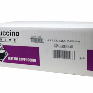 Gingerbread Instant Cappuccino Mix 6x2 Lb Case