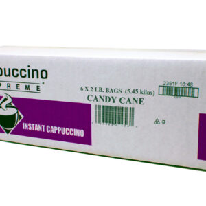 Candy Cane Instant Cappuccino Mix 6x2 Lb Case