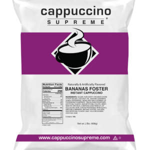 Bananas Foster Instant Cappuccino Mix 2 Lb. Bag