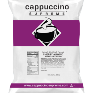 Cherry Almond Instant Cappuccino Mix 2 LB. Bag