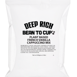 Deep Rich Vegan Plant Based French Vanilla Cappuccino 2Lb Bag