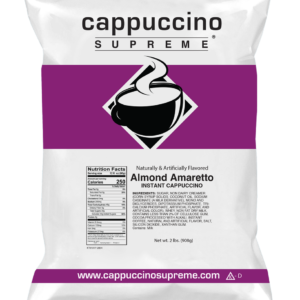 Almond Amaretto Instant Cappuccino Mix 2 LB. Bag