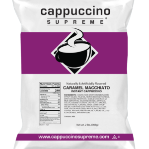 Caramel Macchiato Instant Cappuccino Mix 2 Lb. Bag