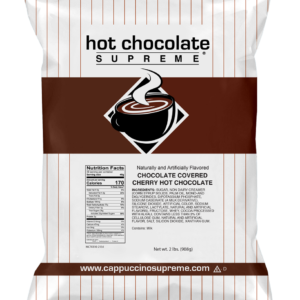 Chocolate Covered Cherry Instant Hot Chocolate Mix 2 Lb. Bag
