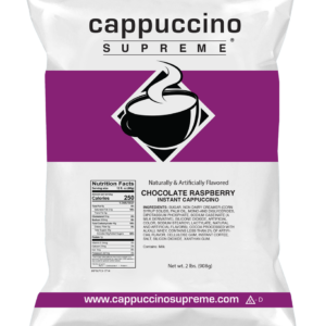 Chocolate Raspberry Instant Cappuccino Mix 2 Lb. Bag