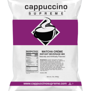 Matcha Créme Beverage Mix 2 Lb Bag