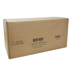 Deep Rich 12x1 Lb Matcha Lemonade Mix Case
