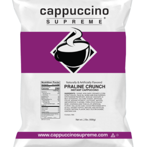 Praline Crunch Instant Cappuccino Mix 2 Lb. Bag