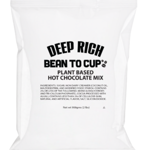 Deep Rich Vegan Plant Based Hot Chocolate Mix 2 Lb. Bag