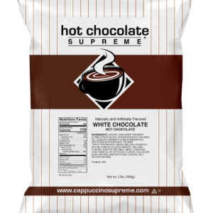 White Chocolate Instant Hot Chocolate Mix 2 Lb. Bag